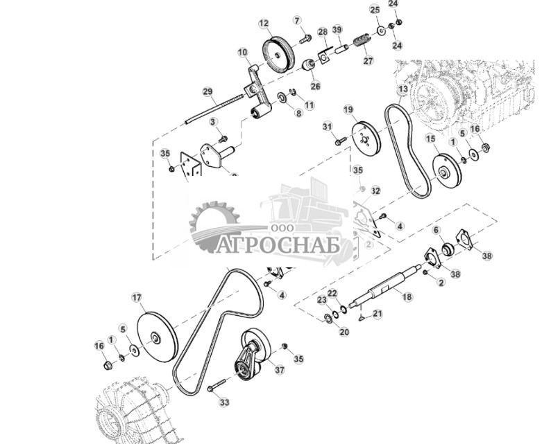 Привод вентилятора на двигателе - ST823254 1173.jpg